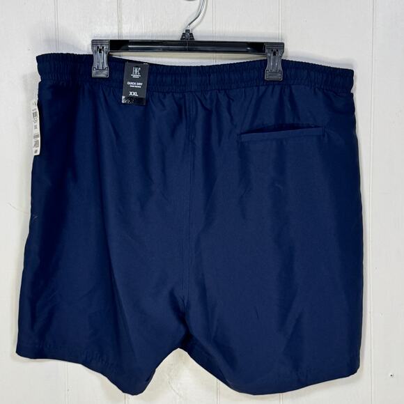 INC Mens Swim Trunks Size XXL Blue Mesh Lined Drawstring Pockets Quick Dry - Picture 5 of 15